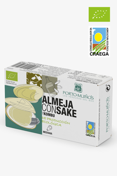ALMEJA CON SAKE Y KOMBU BIO