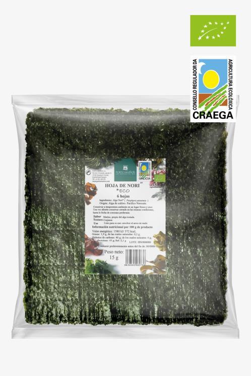 HOJAS DE NORI BIO 15 g